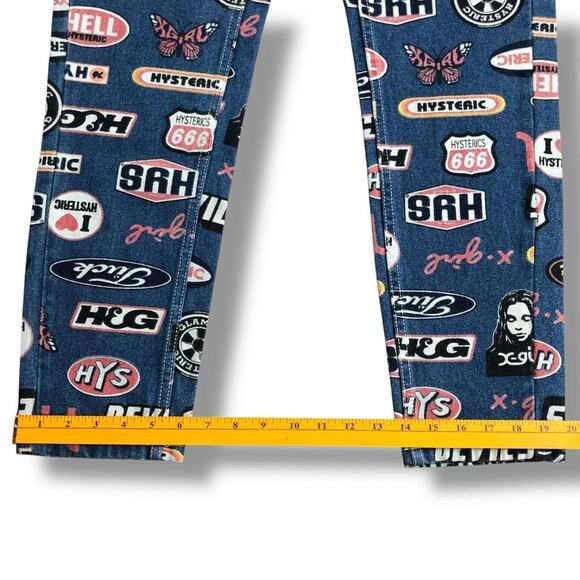 Hysteric Glamour x X-Girl AOP Pants - Picture 5 of 6